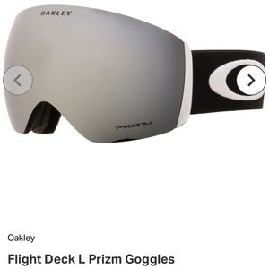 oakley flight deck l prizm ski goggles